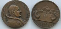 Vatikan Italien-Kirchenstaat Bronzemedaille M#8465 - Papst Johannes XXIII. 1958-1963 - Roma Petersdom Rom -