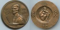 Frankreich France Metz Große Kunstmedaille Bronze A173 - Vincent van Gogh 1855-1890 - Nackte Frau -