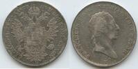 Österreich Lombardei Venetien Italien 1 Scudo Silber GB1332 - SEHR RAR Franz I. 1815-1835 Italy Lombardy-Venetia -