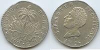 100 Centimes Silber 1829 (An26) Haiti H0169 - President J.P Boyer 1818-1843 Republic Haïti Vorzüglich, leichtes Zainende
