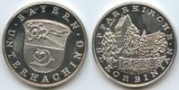 Deutschland Bundesrepublik Bayern Silbermedaille M#3733 - Unterhaching - Pfarrkirche St.Korbinian -