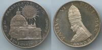 Vatikan Italien-Kirchenstaat Rom Roma Silbermedaille - Papst Paul VI. 1963-1978 M3499 - Auf seinen Besuch des Papstes in Bombay. -