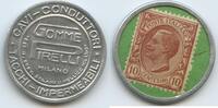 Italien Königreich Mailand 10 Centesimi Kapselgeld M#7354 - Gomme Pirelli Milano - Briefmarkenkapselgeld -