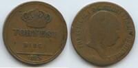 Neapel & Sizilien 10 Tornesi G1714 - Francesco I. 1825-1830 Italy Naples and Sicily -