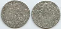 1 Scudo Silber 1780-VI Vatikan Italien-Kirchenstaat Rom M#3277 - Papst Pius VI. 1774-1799 Italian States Papal States Fast Vorzüglich