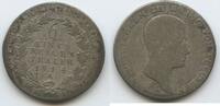 Brandenburg-Preußen 1/6 Taler Silber (⅙ Reichsthaler) M#8380 - Friedrich Wilhelm III. 1797-1840 -
