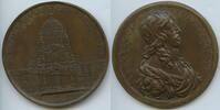 Frankreich France Riesen Bronzemedaille M#0123 - Ludwig XIII. 1610-1643 - Auf die königliche Votivkirche Val-de-Grace -
