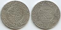 5 Dirhams Silber 1892 (AH1309) Paris Marokko H0763 - Moulay al-Hasan I. 1873-1894 Morocco Sehr Schön - Vorzüglich