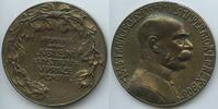 Österreich-Ungarn Kaiserreich Böhmen Große Eisengußmedaille vergoldet A006 - Komerauer Eisenwerk - 60jährige Regierungsjubiläum von Kaiser Franz Josef -