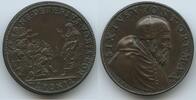 Vatikan Italien-Kirchenstaat Roma Bronzemedaille G10823 - Papst Sixtus V. 1585-1590 - Camauro und Mozetta -