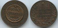 Österreich Kaiserreich Wien Bronzemedaille - Ein Kreuzer 1816 A M#8708 - 50jähriges Jubiläum des Kreuzervereins Wiener Gewerbsleuten -