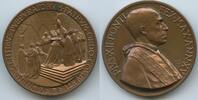 Vatikan Italien-Kirchenstaat Rom Roma Große Bronzemedaille Papst Pius XII. 1939-1958 M#8713 - Einberufung der Kardinalsversammlungen - Weihe eines neuen Kardinals -