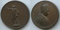 Vatikan Italien-Kirchenstaat Rom Roma Große Bronzemedaille Papst Leo XII. 1823-1829 M#8714 - Heiliger Petrus - Ankündigung eines neuen Heiligen Jahres -