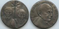 Vatikan Italien-Kirchenstaat Roma Große Silbermedaille Papst Paul VI. 1963-1978 M#8731 - 1900sten Jahrestag des Märtyrertums der Apostel Peter und Paulus -