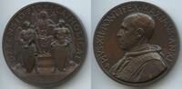 Vatikan Italien-Kirchenstaat Rom Roma Große Bronzemedaille - Papst Pius XII. 1939-1958 M#8733 - Auf die Verteidigung des katholischen Glaubens -