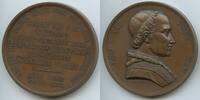 Vatikan Italien-Kirchenstaat Roma Große Bronzemedaille Papst Leo XII. 1823-1829 GN1276 - Erinnerung an das Konkordat zwischen dem Kirchenstaat und Belgien -