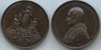 Vatikan Italien-Kirchenstaat Roma Große Bronzemedaille Papst Leo XIII. 1878-1903 M#6934 - Auf sein 50jähriges Priesterjubiläum - Hommage der Völker der Welt -