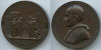 Vatikan Italien-Kirchenstaat Roma Große Bronzemedaille Papst Leo XIII. 1878-1903 M#8746 - Auf die Gründung des päpstlichen Athenaeum Sant Anselino (Anselunanum) -