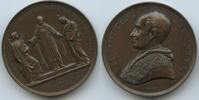 Vatikan Italien-Kirchenstaat Roma Große Bronzemedaille Papst Leo XIII. 1878-1903 M#8749 - Zur Erinnerung an die Veröffentlichung der Enzyklika Aeterni Patris -