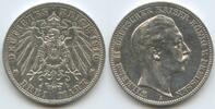 Deutsches Reich Kaiserreich Preussen 3 Mark Silber S0070 - Wilhelm II. 1888-1918 Kingdom of Prussia German states -