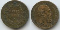 Deutsches Reich Kaiserreich Spielmarke Spielmünze Rechenpfennig G7035 - Friedrich deutscher Kaiser und König von Preussen -