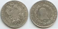 RDR Österreich Hall in Tirol 20 Kreuzer Silber M#5854 - Franz II. 1792-1835 Austria Austrian Empire -