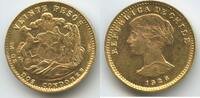 Chile Republik 20 Pesos Gold M#5508 - Republic of Chile -