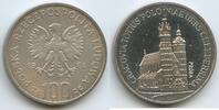 100 Zlotych Proba Probe Trial Strike 1981 Polen Volksrepublik H0417 - Marienkirche Krakau Poland Mariacki Church Polierte Platte, Patina