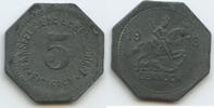 Deutsches Reich Sachsen 5 Pfennig Notgeld - Heiliger Georg Drachentöter S0340 - Eisleben Mansfeldsche Gewerkschaft - Dennoch -