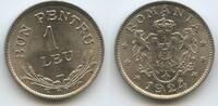 Rumänien 1 Leu G0647 - Ferdinand I. 1914-1927 Romania -