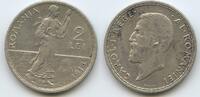 2 Lei Silber 1914 Rumänien Königreich M#6922 - Carol I. 1866-1914 Romania Sehr Schön +