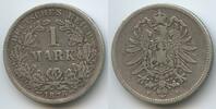 Deutsches Reich Kaiserreich 1 Mark Silber S0079 - Wilhelm I. Germany Empire -