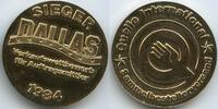 Deutschland Medaille SIEGER DALLAS vergoldet PA399 - Quelle International - Verkaufswettbewerb für Auftragsmittler -