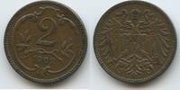 Österreich Kaiserreich 2 Heller G4119 - Franz Joseph I. 1848-1916 Austria -