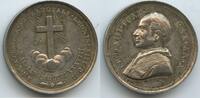 Vatikan Italien-Kirchenstaat Roma Silbermedaille Papst Leo XIII. 1878-1903 M3704 - Erinnerung an das Priesterjubiläum von Papst Leo XIII. -