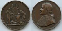 Vatikan Italien-Kirchenstaat Rom Große Bronzemedaille Papst Pius IX. 1846-1878 M#8770 - Zur Erinnerung an das 25-jährige Pontifikatjubiläum -