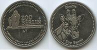 Deutschland Bundesrepublik Berlin Medaille Souvenir Token G13769 - Giraffe - Der Hauptstadt Zoo Berlin -