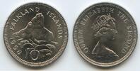 Falkland Inseln Malwinen 10 Pence K162 - Seelöwen Queen Elizabeth II. 1952-2022 - Falkland Islands -