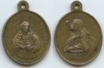 Religiöse Medaille Vatikan Alte Wallfahrtsmedaille Pilgermedaille G16250 - Hl. Margareta Maria Alacoque - Jesus Christus -