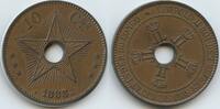 Belgisch Kongo 10 Centimes M#8789 - Léopold II. Congo Free State - Belgian Congo, Rwanda and Urundi -