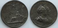 Eisengussmedaille 1762 Siebenbürgen RDR Österreich Ungarn Transylvania M#0174 - Schaffung der Truppen zur Verteidigung der transsilvanischen Gren...