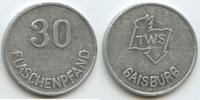 Deutschland Baden-Württemberg Pfandmarke 30 Pfennig Wertmarke Bierzeichen G10702 - Gaisburg - TWS Technische Werke Stuttgart -