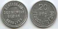 Deutschland Bundesrepublik Niedersachsen 20 Pfg. Pfandmarke Wertmarke Jeton Token G10703 - Hannover Bundesbahn Sozialwerk Flaschenpfand Biermarke -