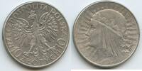 10 Zlotych (10 Zloty) Silber 1932 Polen Rzeczpospolita Polska M#3264 - Polonia Queen Jadwiga Polskich Polska First Republic Poland Vorzüglich