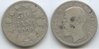 Rumänien Königreich 50 Bani Silber G12061 - Carol I. 1866-1914 Romania -