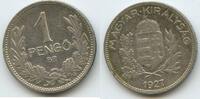 Ungarn Magyar Királyság 1 Pengö Silber H0404 - Miklos Horty Hungary -
