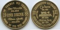 Vereinigten Staaten von Amerika Werbe-Token One Drink Jeton Gedenkchip GX257 - Gar Woods Riva Grill - Bar of America - Lake Tahoe - Truckee -