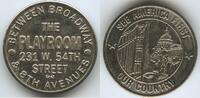 Vereinigten Staaten von Amerika Wertmarke Jeton Token G10737 - The Playroom - New York City - Broadway - 8th Avenue - USA -