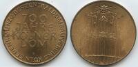 Deutschland Nordrhein-Westfalen Medaille GX106 - 700 Jahre Kölner Dom Gedenkmünze Zentraldombauvereins Köln -