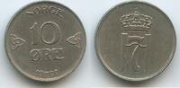 Norwegen 10 Öre (10 Øre) G4890 - Haakon VII. 1905-1957 Norge Norway -